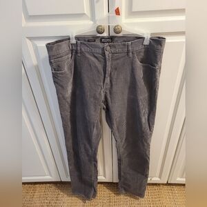 Michael Kors Corduroy pants men's grey 34w 32l slim/skinny